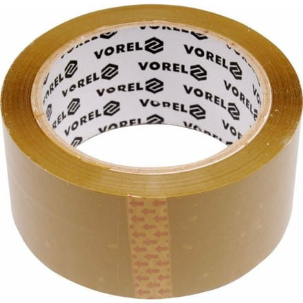 Vorel Bruine PP Verpakkingstape 48mm x 66m - Sterk & Betrouwbaar
