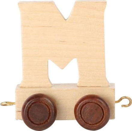 Small Foot - Wooden Letter Train - M - 12 pieces
