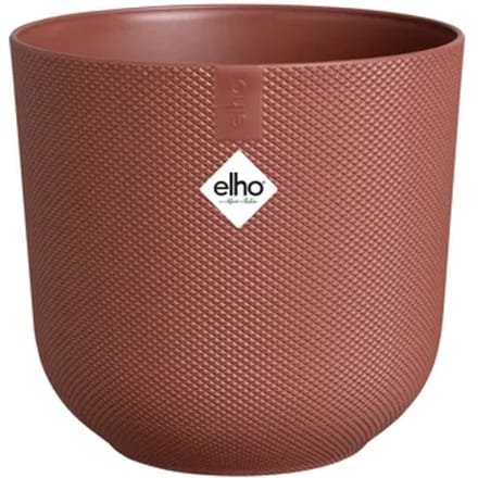 Elho Bloempot Jazz Rond - Kunststof - Rood - 17x17x15cm