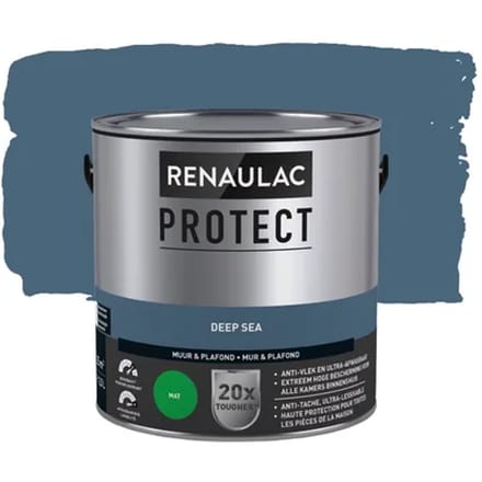 Renaulac Protect Muurverf - Mat - Deep Sea - 2,5l
