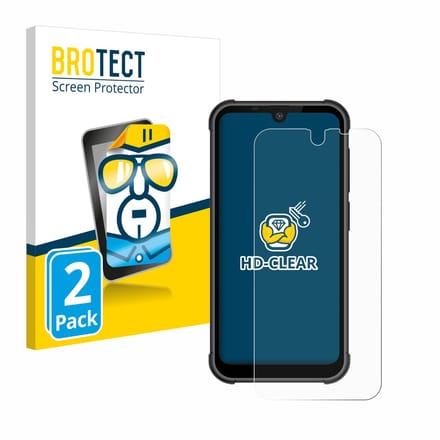 BROTECT - Screenprotector voor Beafon MX1 - Folie Beschermfolie transparant 2 Stuks