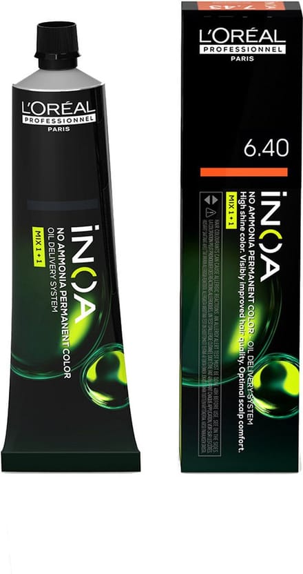Permanente Kleur L'Oreal Professionnel Paris Inoa Color Nº 6.40 Donkerblond Koperblond (60 g)