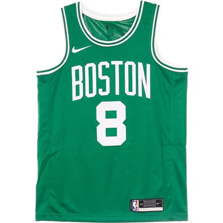 Basketbaltanktop voor heren Nba Swingman Jersey Icon Edition 2020 nr. 8 Kemba Walker Boscel Clover/wit
