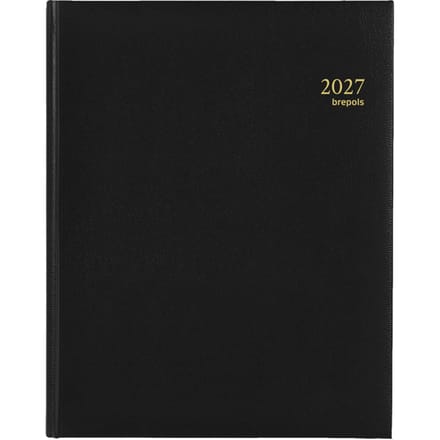 Agenda 2027 Brepols Concorde Lima 7dagen/2pagina's zwart