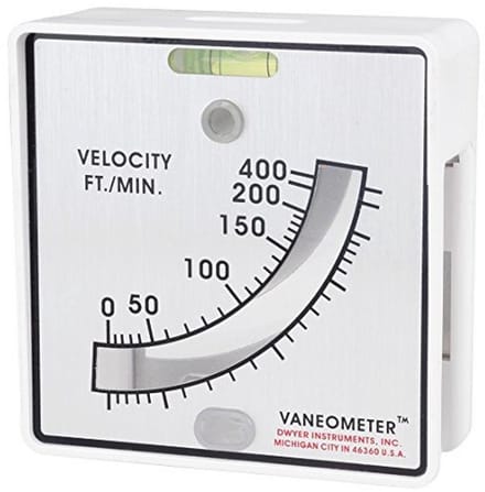 Vaneometer Swing Vane Anemometer 480, 25-400 FPM