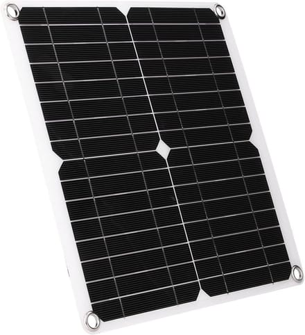 Flexibel Zonnepaneel - Draagbare Oplader - Buiten Opladen - Hoge Efficiëntie - 40W 18V - Zwart