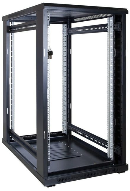 DSIT 22U serverkast met geperforeerde deur 600x1000x1200mm (BxDxH) - serverbehuizing - serverrack - 19 inch
