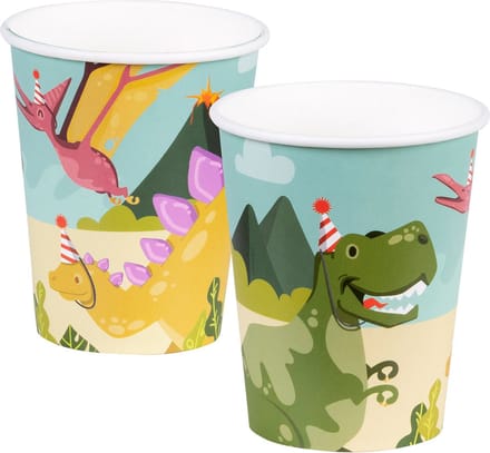 Boland - Set 10 papieren bekertjes Dino party - Dino's - Dinosaurus