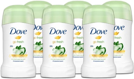 Dove Deostick – Go Fresh Cucumber & Green Tea 40 ml (6 stuks)