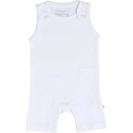 Baby's Only Salopette Pure - Wit - 68 - 100% ecologisch katoen - GOTS
