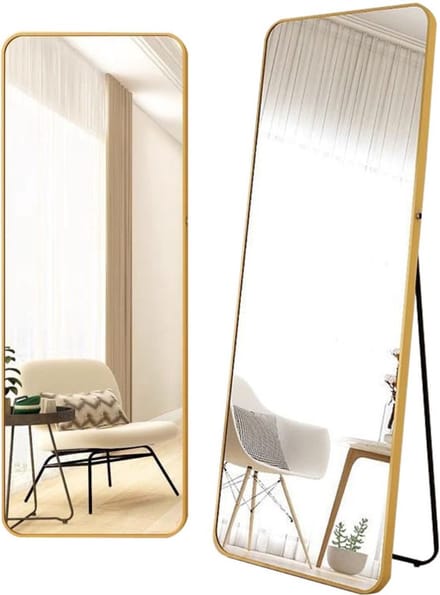 VELTRR® Passpiegel Staand - Slaapkamer Spiegel - Wandspiegel