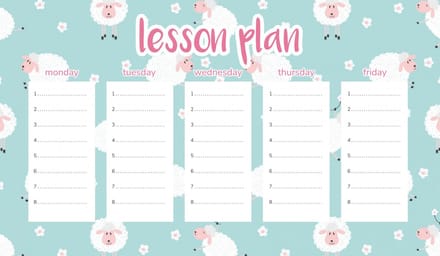 Wallvy - Magnetisch Lesrooster - 45x26cm - Drooguitwisbaar - Personalisatie Mogelijk