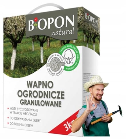 Bros - Granulair Kalk voor Tuin - 3kg - Ontzuring - Boom Bescherming