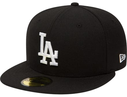 New Era pet 59fifty mlb  basic los angeles Wit-7 1/4 (58)