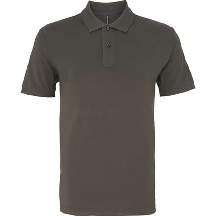 Asquith & Fox Menselijk organisch Klassiek Fit Poloshirt (Leisteen)