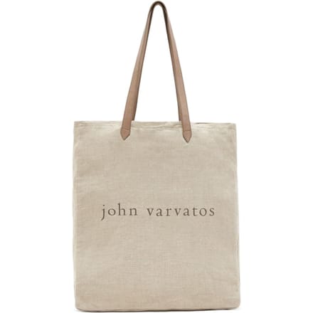 John Varvatos Heritage Tote Hemp Maat: OS | Messengertassen Outlet | Heren | Beige