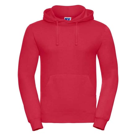 Russell Effen Heren Hoodie (Klassiek rood)