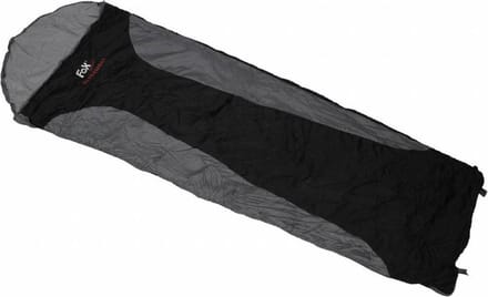 Fox Outdoor 'Ultralight' - Slaapzak - zwart/grijs