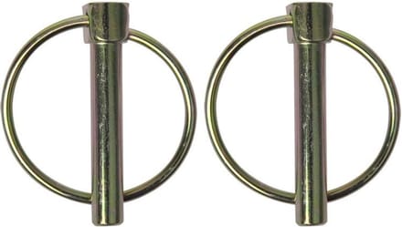 ProPlus Borgpen - Ø 8 mm - Ø 38 mm ring - 2 stuks - robuust staal