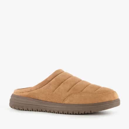 Skechers Relaxed Fit: Murette Garvanza Heren Tan Muiltjes Van Microvezel