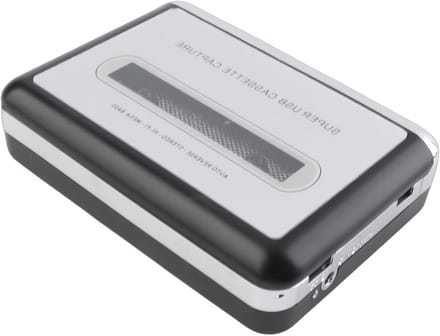 Draagbare Cassette Speler en MP3 Converter met USB Aansluiting voor Muziek en Stereo Geluid