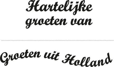 Marianne Design Stempel Groeten uit Holland CS0898