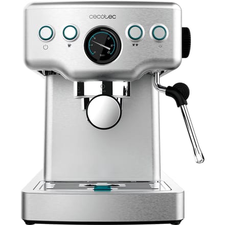 Machine a café - CECOTEC - Power Espresso 20 Barista Mini - 1465 W - 20 bars - 1,8 L - Inox