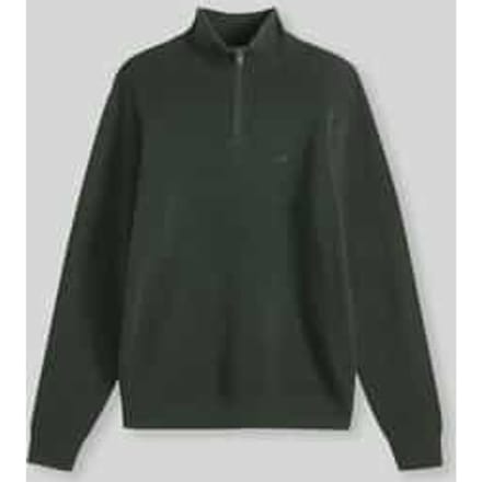 relaxed fit pullover van pure katoen model 'QUARTER'