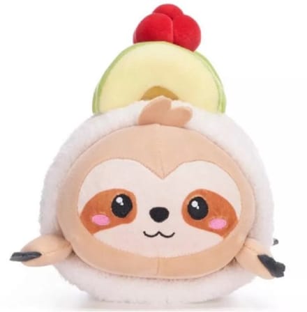 Luiaard - Foodies Sushi Pluche Knuffel 23 cm