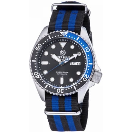 Deep Blue Diver 300 Nato Automatic NATODIVERSSBLKBLUE
