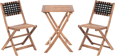 CONIOLO - Bistroset - Bruin/Zwart - Acaciahout