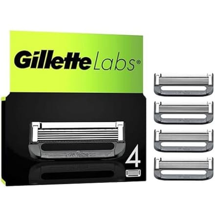 Gillette Labs Scheermesjes voor Mannen - van de makers van Gillette Fusion - 4 stuks
