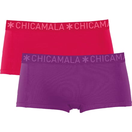 Meisjes 2-pack Boxershorts Effen