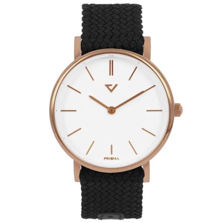 Prisma Unisex P.1629.WG26 horloge Nylon zwart 5 ATM