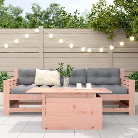 vidaXL - Tuintafel - 100x50x75 - cm - massief - douglashout