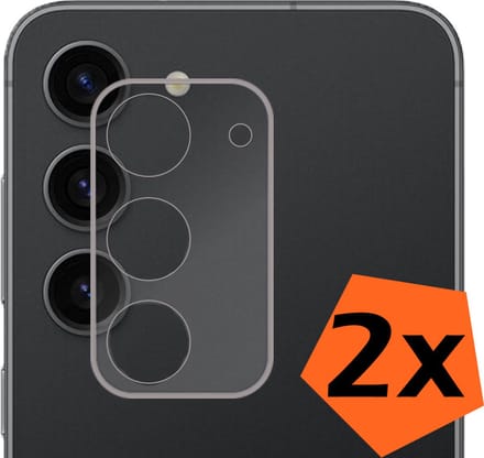 Camera Lens Protector - 2 Stuks - Geschikt voor Samsung Galaxy S23 Plus - Camera Screenprotector - Gehard Glas - Beschermglas - Tempered Glass - Screen Protector