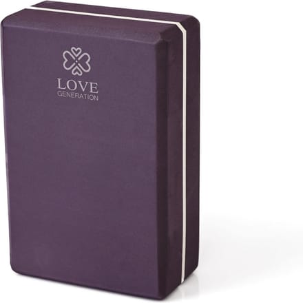 Love Generation - Foam Yogablok - Peaceful Purple