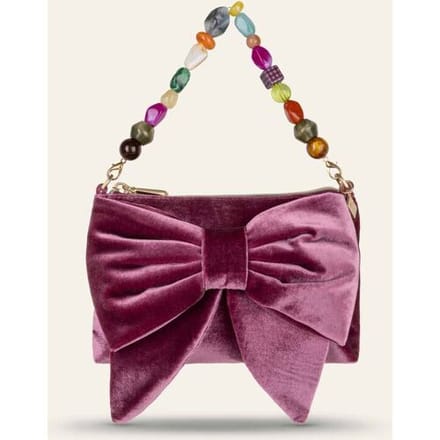 Oilily Bow Schoudertas- maatOne size Magenta Paars