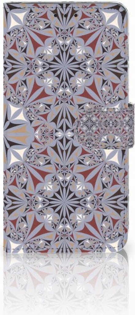 Samsung Galaxy S10 Plus Bookcase Flower Tiles