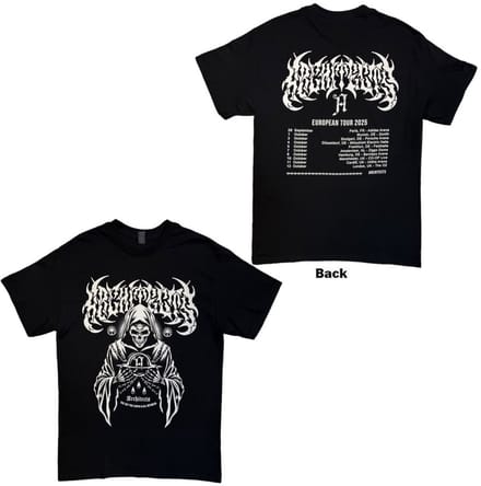 Architects - TSTE & AB Skeleton EU Tour 25 Heren Tshirt - S - Zwart