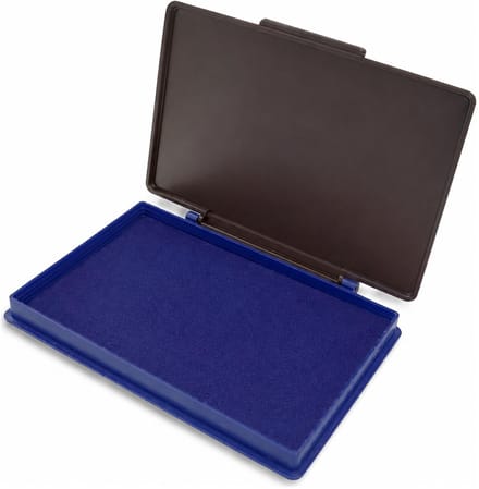 T&F Creations hobby stempelkussen - blauw - 7 x 11 cm - waterbasis inkt