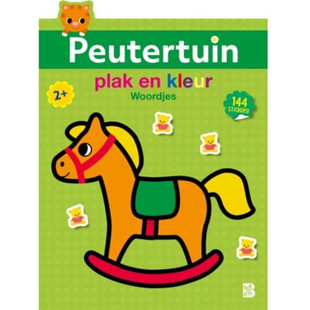 Plak En Kleur Woordjes - Peutertuin