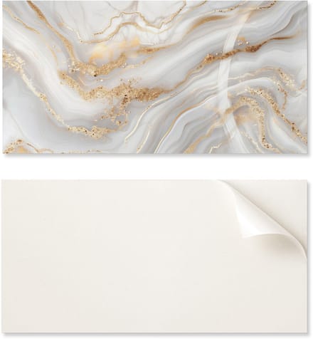 Zelfklevend bedrukt vinylpaneel 120x60 cm Abstracte golven met details