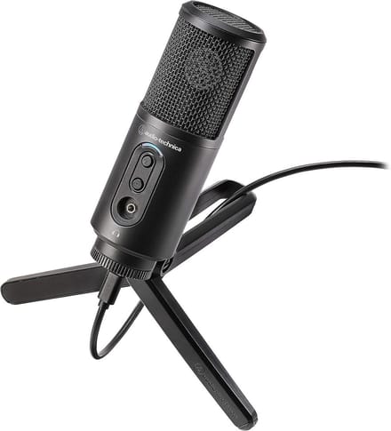 USB Condensatormicrofoon voor Streaming en Podcasting met Hoofdtelefoonmonitoring