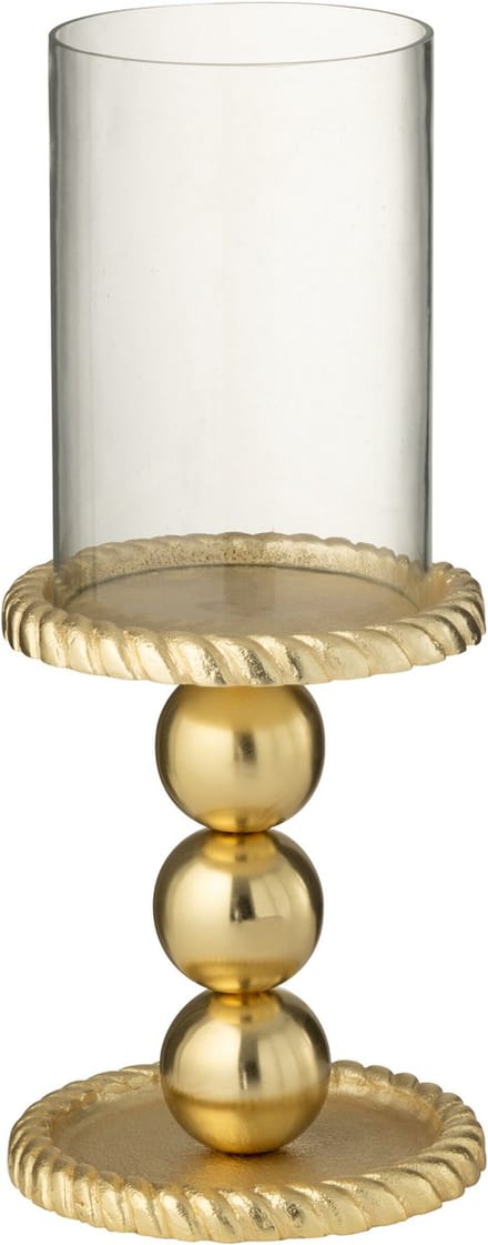 J-Line kandelaar - aluminium - goud - small