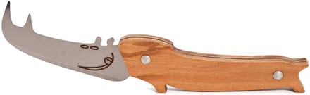 Kaasmes Rhino - RVS en Olijfhout - 19 cm