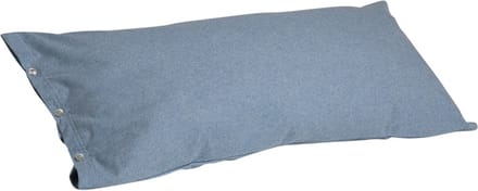 Yumeko kussensloop flanel light blauw 40x80 - Biologisch & ecologisch - 1 stuk