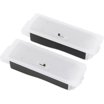 2 pièces Lampe LED de pied de porte de voiture 3 couleurs Assemblage de lampe mat Remplacement pour Série 1 12-19 white