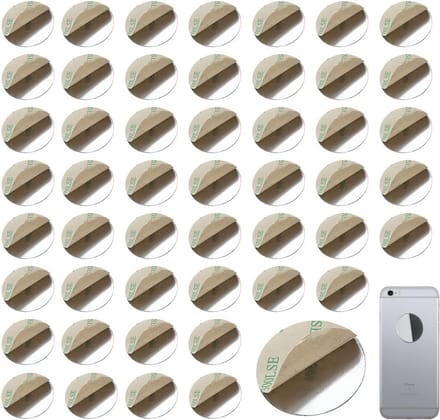 Metalen platen zelfklevend 30 x 0,3 mm voor rond houder