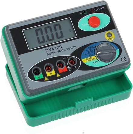 Meter - Weerstand Tester - Aarding Meten - Digitale Weergave - 0-2000 Ohm